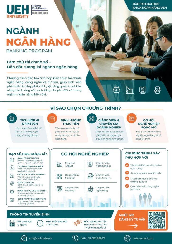 CHƯƠNG TRÌNH NGÂN HÀNG – TRƯỜNG KINH DOANH UEH